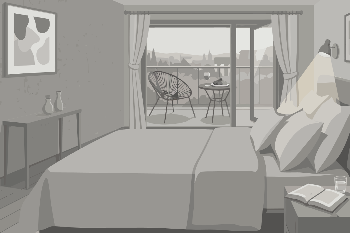 King Room with Bath Tub - Mobility and Hearing Access/Non-Smoking